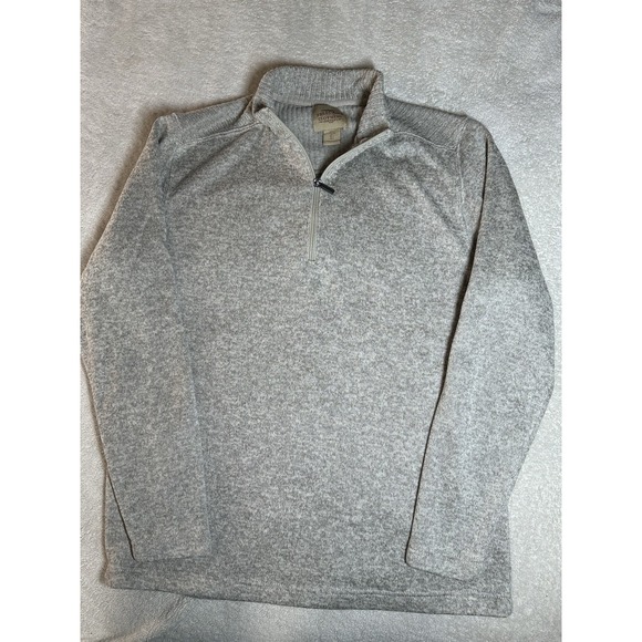 Telluride Clothing Company Sweaters - Telluride Clothing Company 1/4 Zip Pullover Fleece Sweater Womens Large Gray